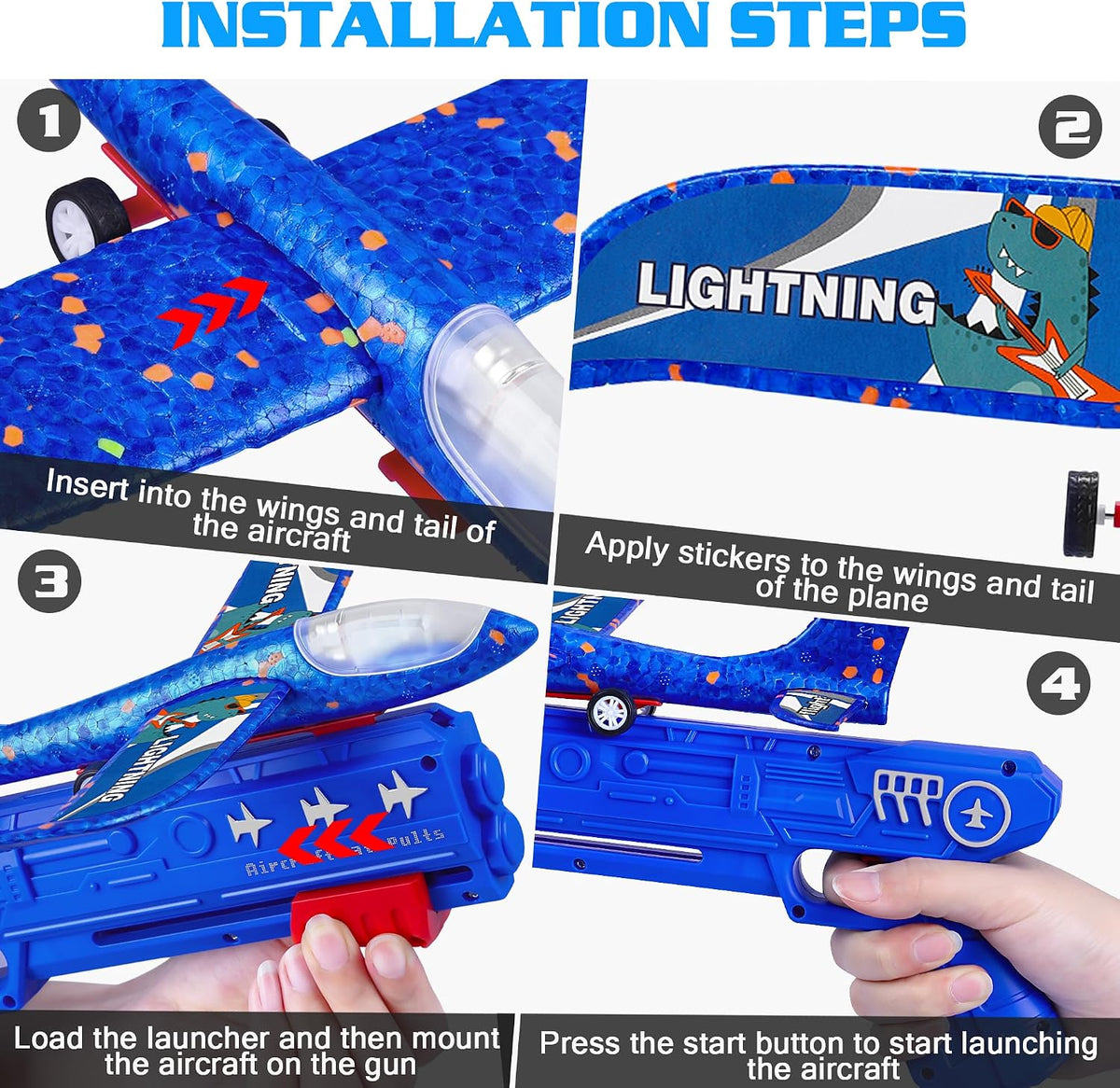 Glider Airplane Launcher Set