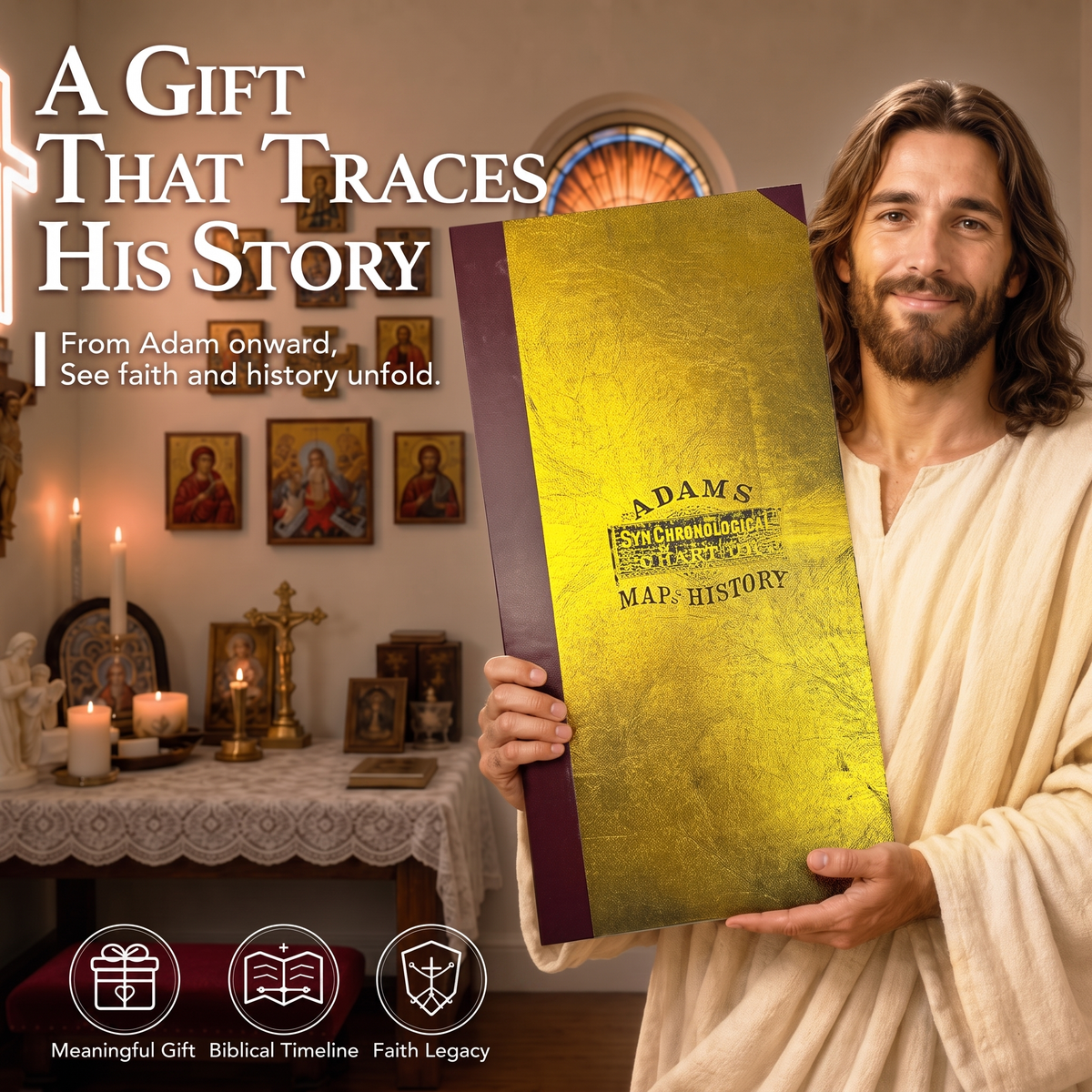 6,000 Years of Biblical & World History on One 23 Foot Timeline